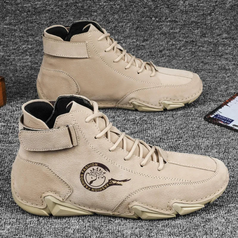 Scarpe in Pelle Impermeabili Uomo