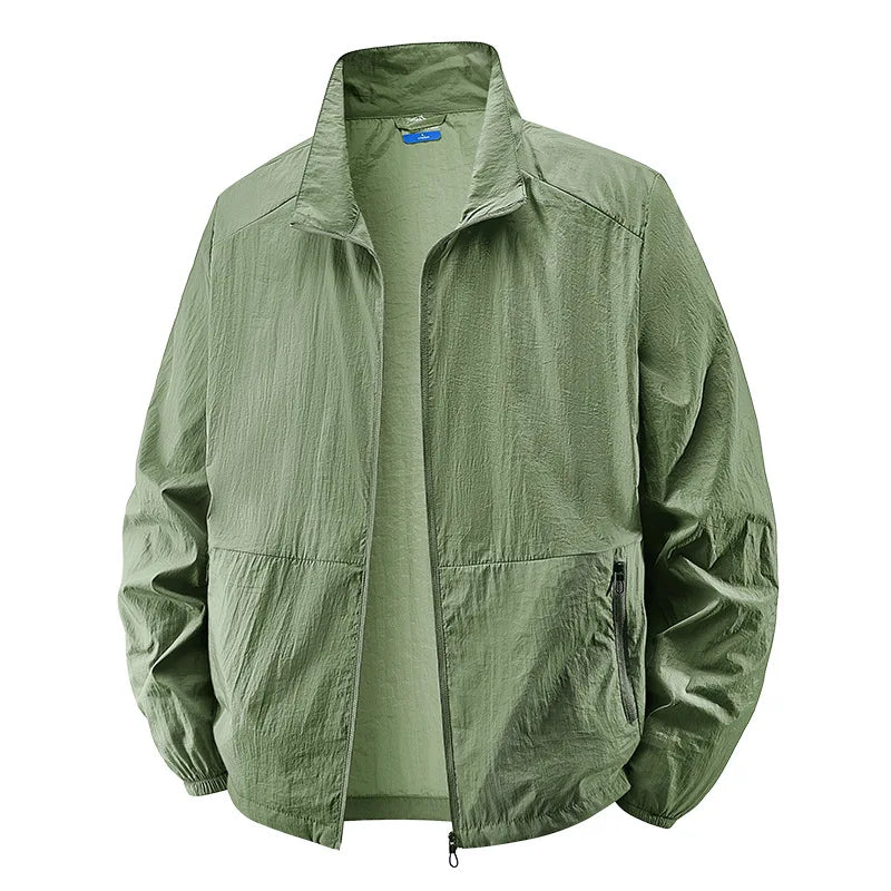 Giacca Uomo Casual Leggera con Collo – Comfort Moderno