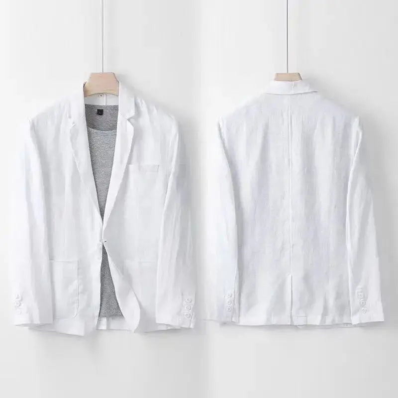 Completo Misto Lino con Rever Uomo | Smart Casual Raffinato