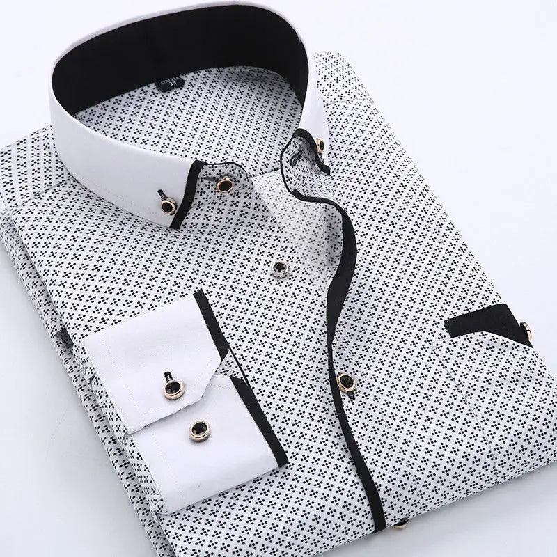 Jayson™ | Camicia Moderna Maniche Lunghe Uomo Elegante