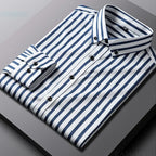 Jermaine | Camicia a Righe Rilassata Uomo Casual Chic