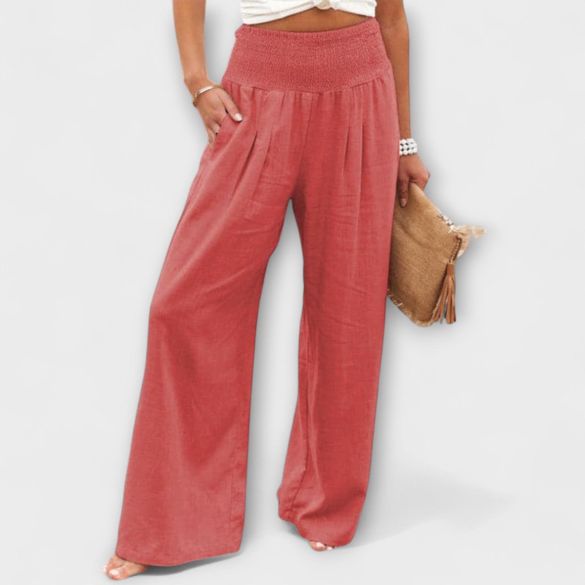 Thearya™ | Pantaloni Wide Leg Casual Donna Eleganti