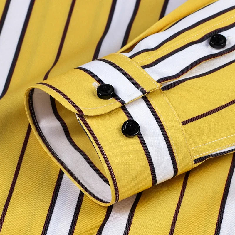 Jermaine™ | Camicia a Righe Rilassata Uomo Casual Chic