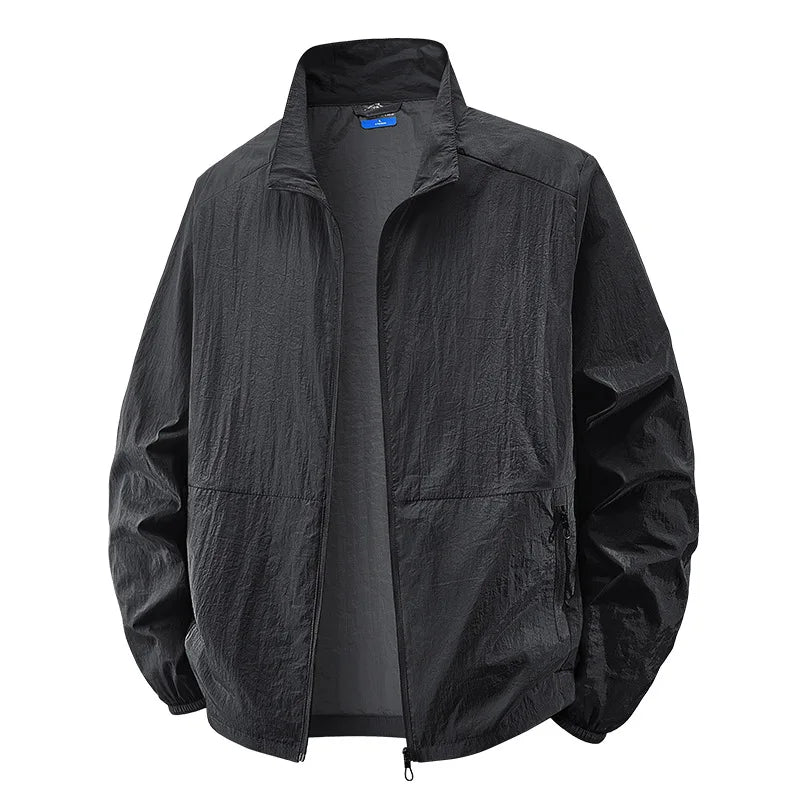 Giacca Uomo Casual Leggera con Collo – Comfort Moderno