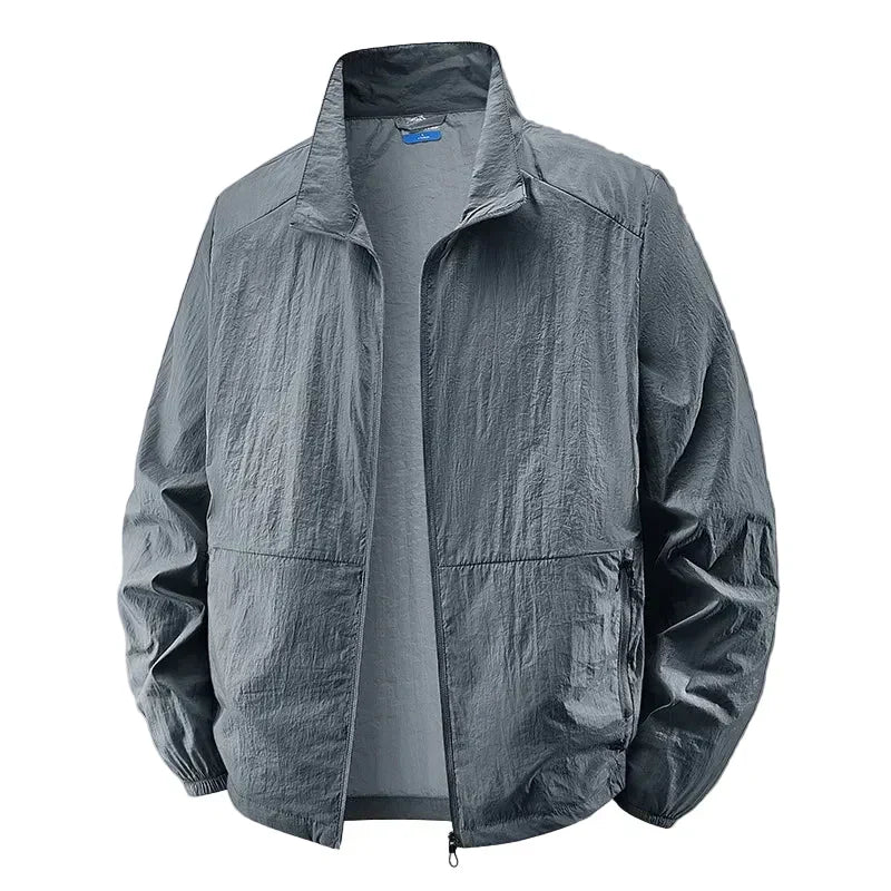 Giacca Uomo Casual Leggera con Collo – Comfort Moderno