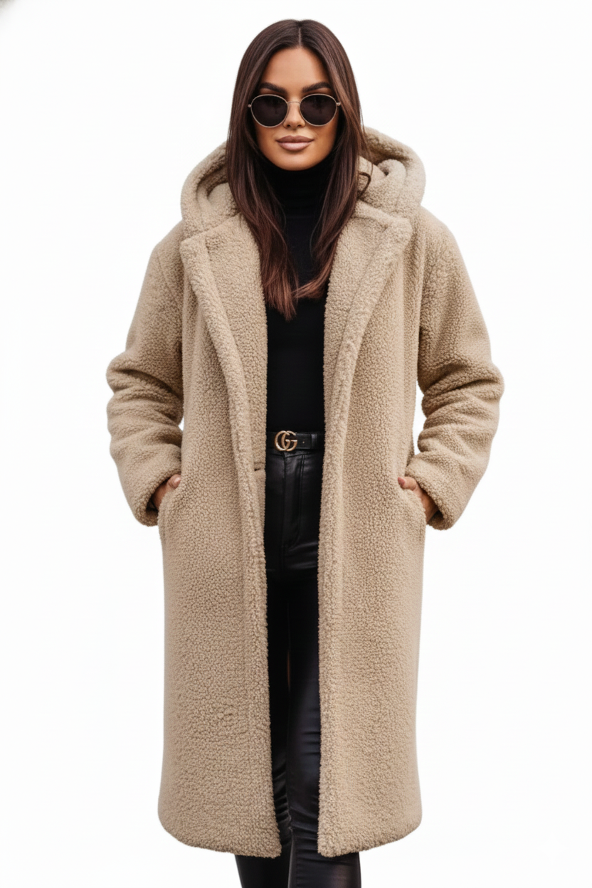 Cappotto Teddy Donna Morbido Oversize – Giacca Calda per Look Invernali Eleganti