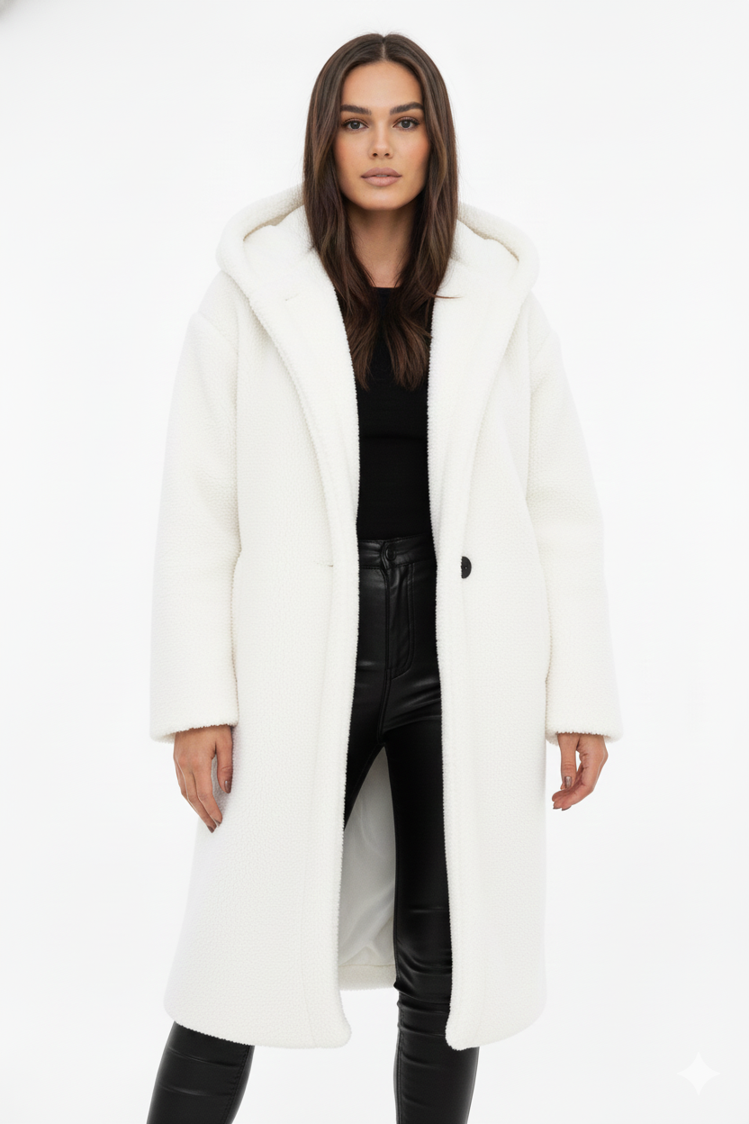 Cappotto Teddy Donna Morbido Oversize – Giacca Calda per Look Invernali Eleganti