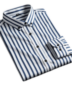 Jermaine | Camicia a Righe Rilassata Uomo Casual Chic
