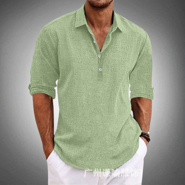 Polo in Lino Uomo | Fresca Elegante Estiva