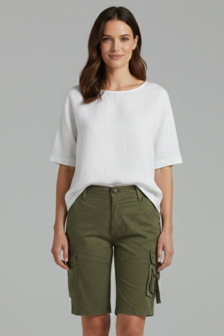 Jenna™ | Pantaloncini Cargo Donna Tasche Utility