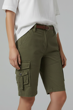 Jenna | Pantaloncini Cargo Donna Tasche Utility