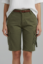 Jenna | Pantaloncini Cargo Donna Tasche Utility