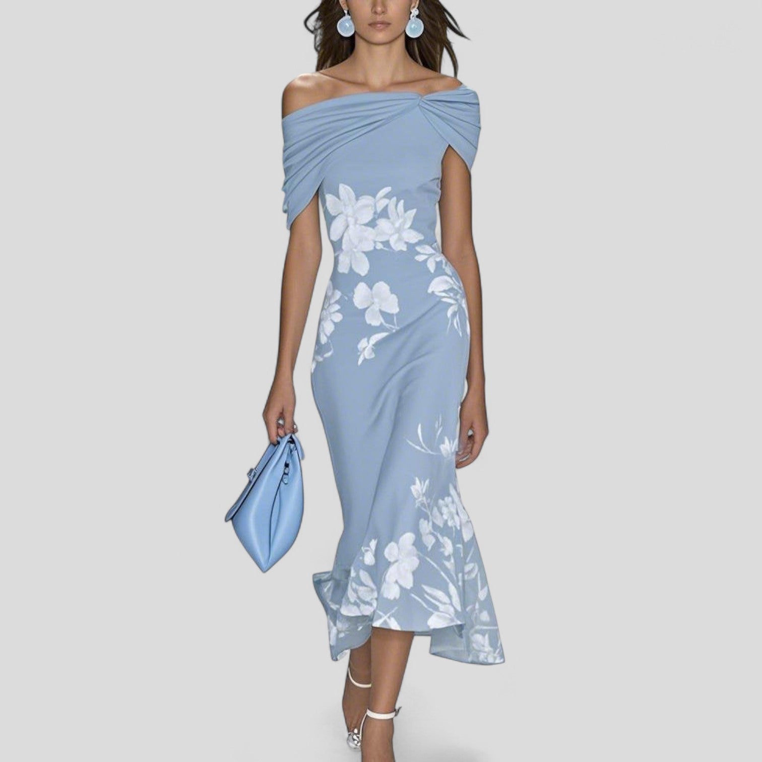Isabrunel™ | Abito Midi Elegante Donna Senza Tempo