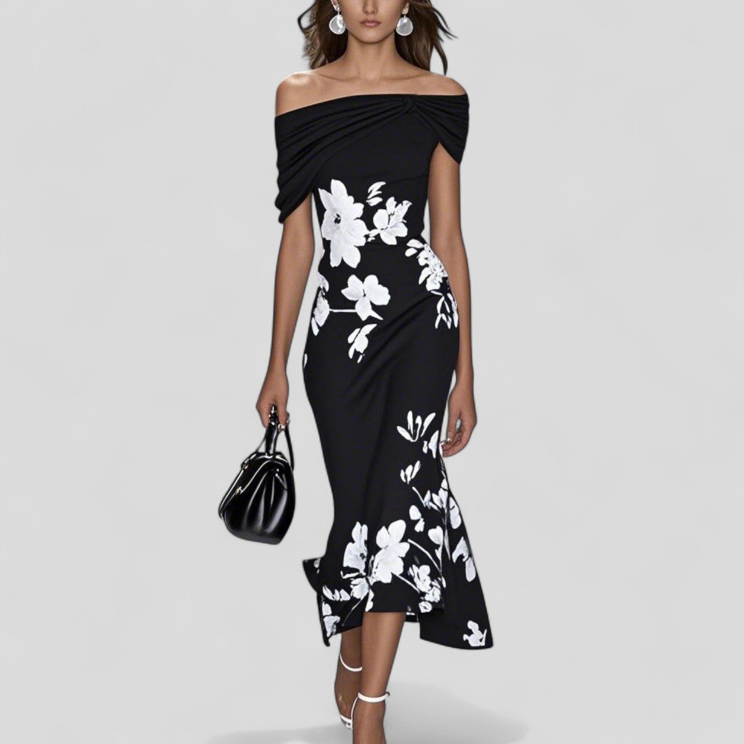 Isabrunel™ | Abito Midi Elegante Donna Senza Tempo