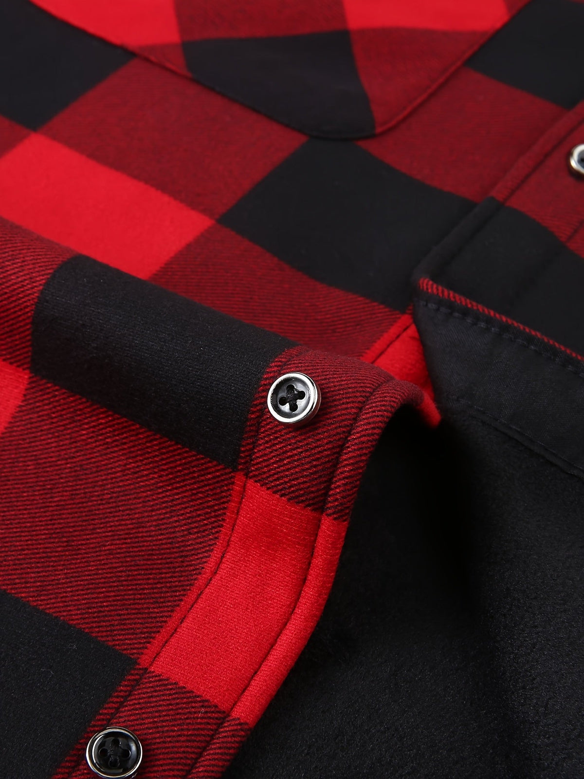 Giacca Uomo Camicia a Quadri con Cappuccio – Layering Rustico