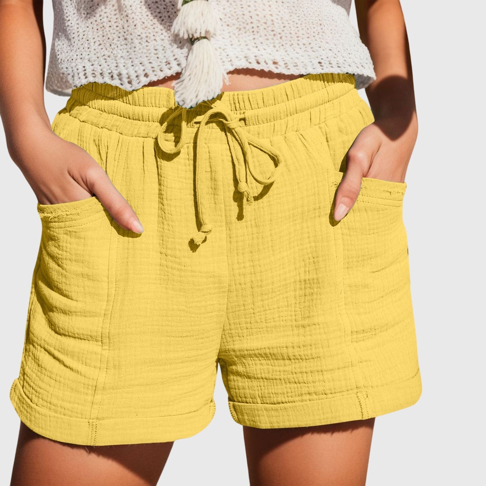 Maya™ | Pantaloncini Eleganti Donna Estivi Leggeri