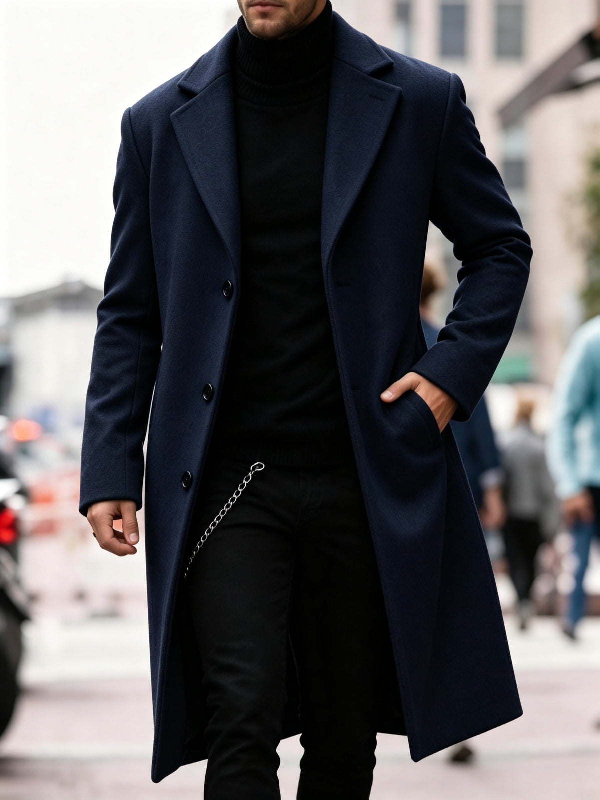 Cappotto Uomo Lungo Sartoriale – Raffinatezza Invernale Quotidiana
