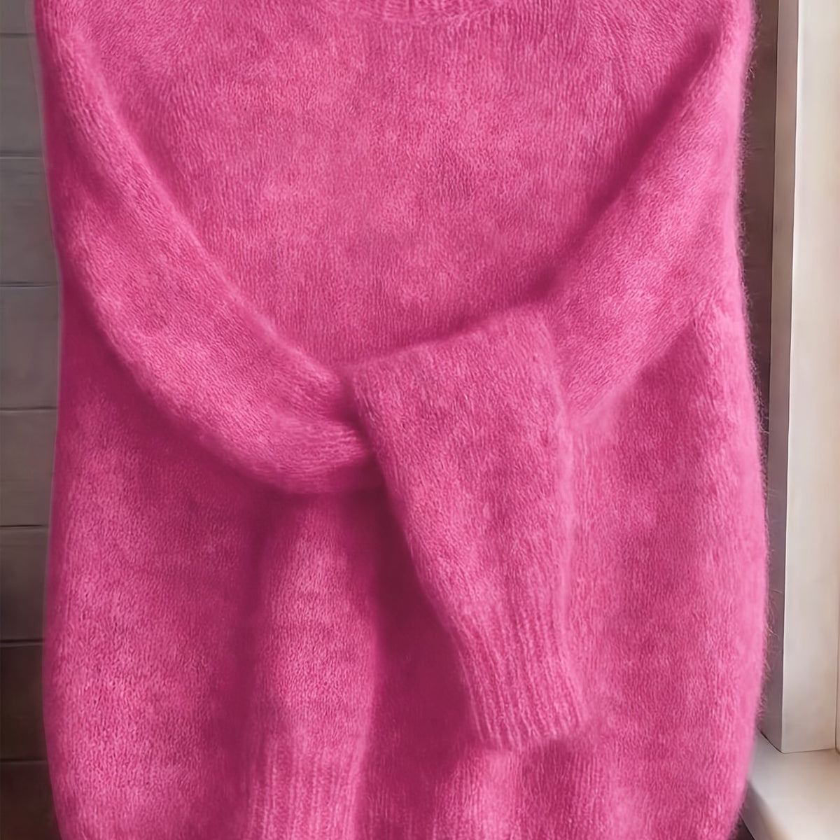 Maglione Donna Girocollo con Texture Soffice – Eleganza Discreta