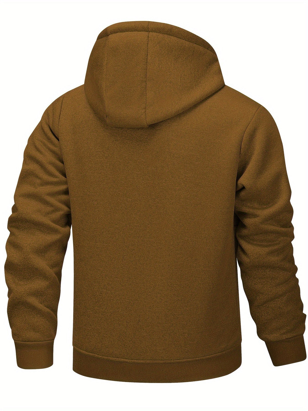 Giacca Uomo Accogliente con Cappuccio e Zip – Calore Invernale