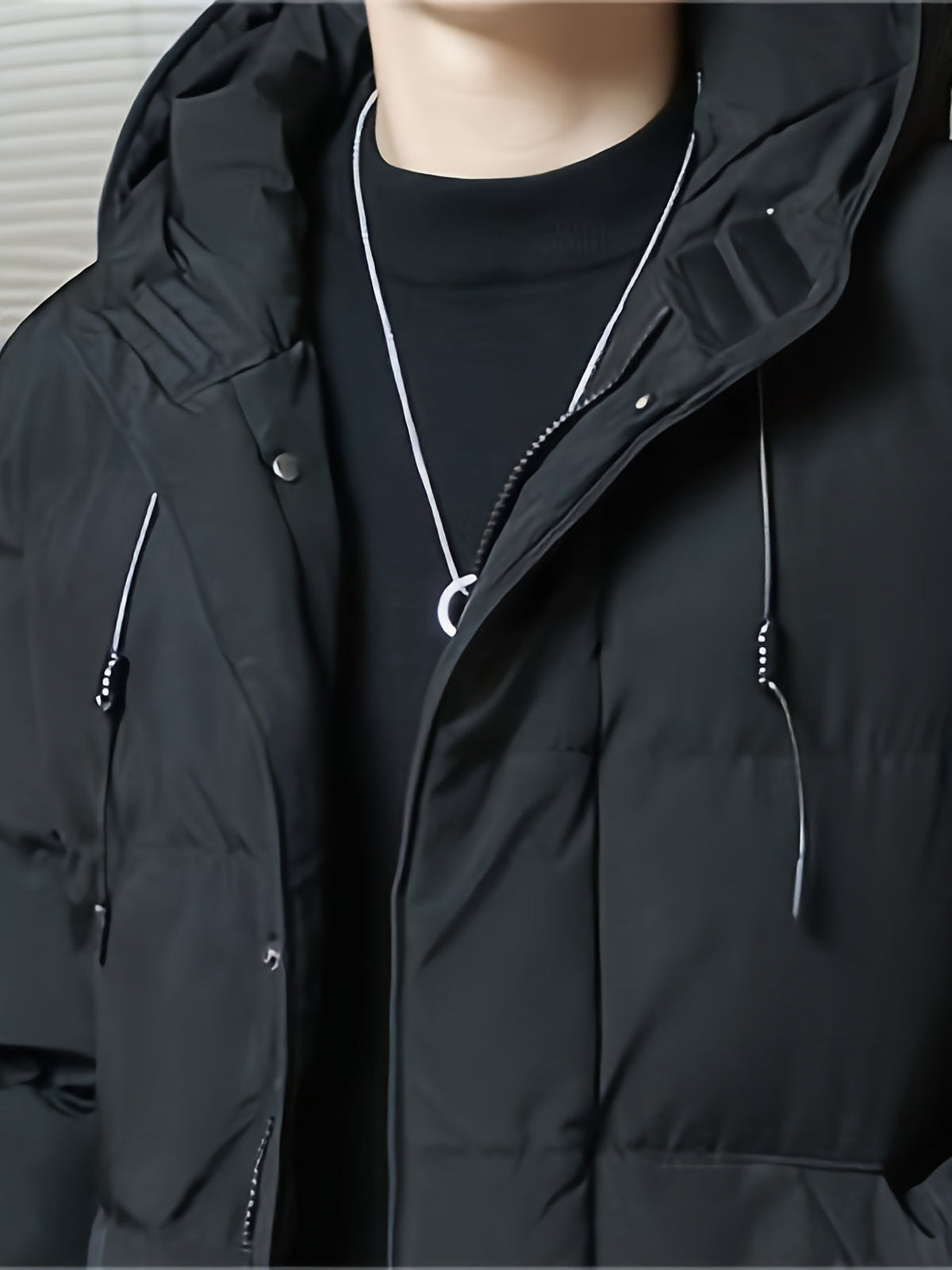 Cappotto Uomo Lungo Imbottito con Cappuccio – Calore Urbano