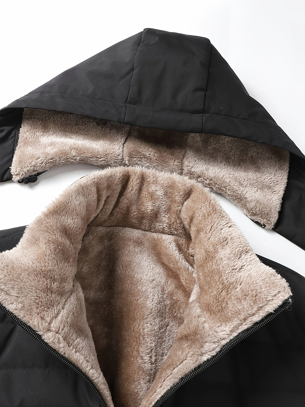 Cappotto Uomo con Cappuccio e Imbottitura – Stile Invernale