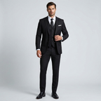 Abito Slim Fit Tre Pezzi Uomo | Completo Elegante Cerimonia