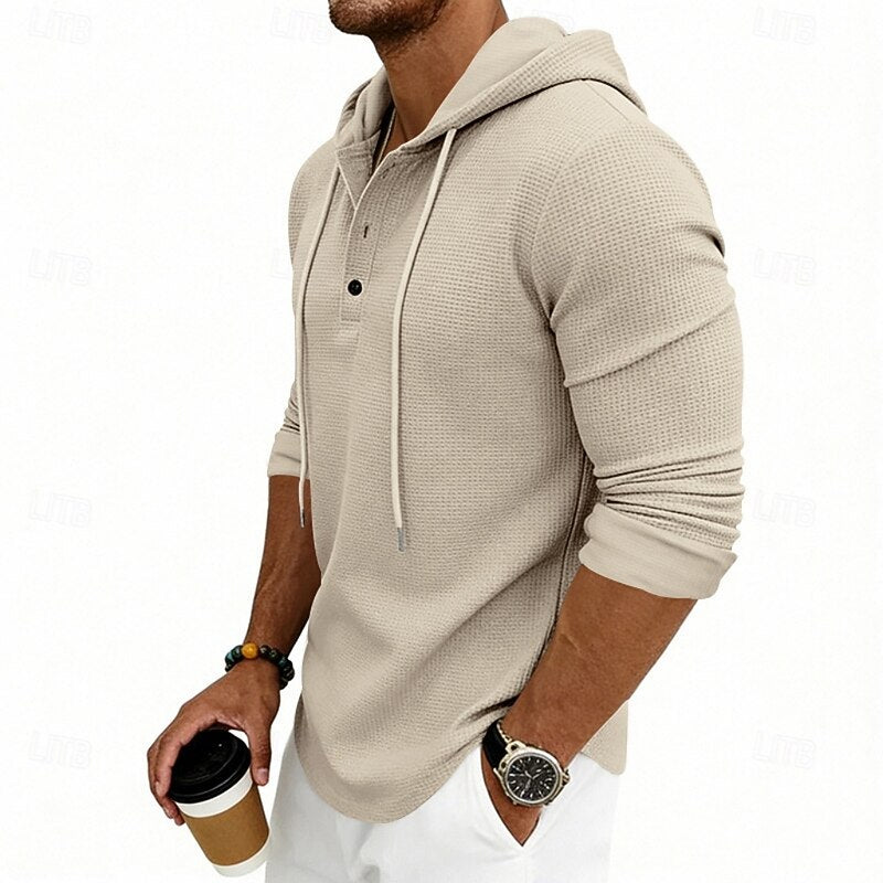 Felpa Uomo con Cappuccio e Coulisse – Comfort Quotidiano