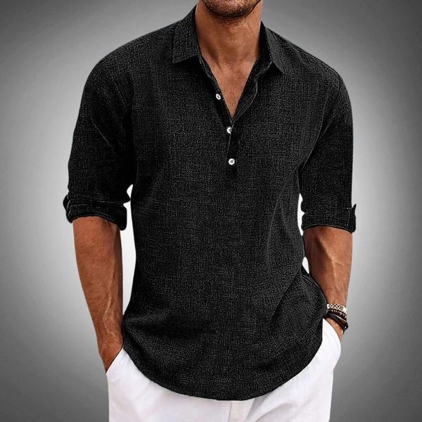 Polo in Lino Uomo | Fresca Elegante Estiva