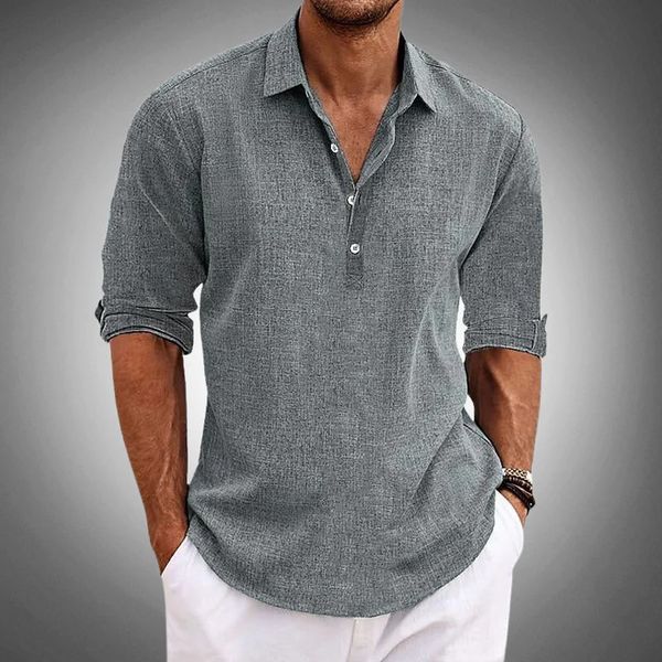 Polo in Lino Uomo | Fresca Elegante Estiva