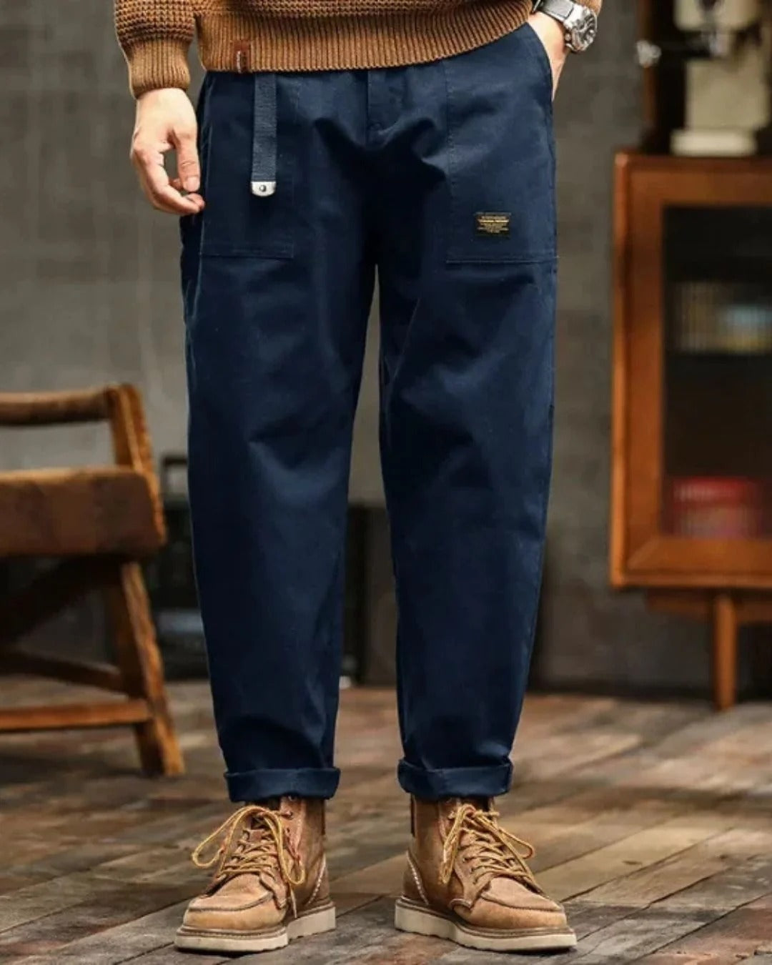 Pantaloni Cargo Classici Uomo