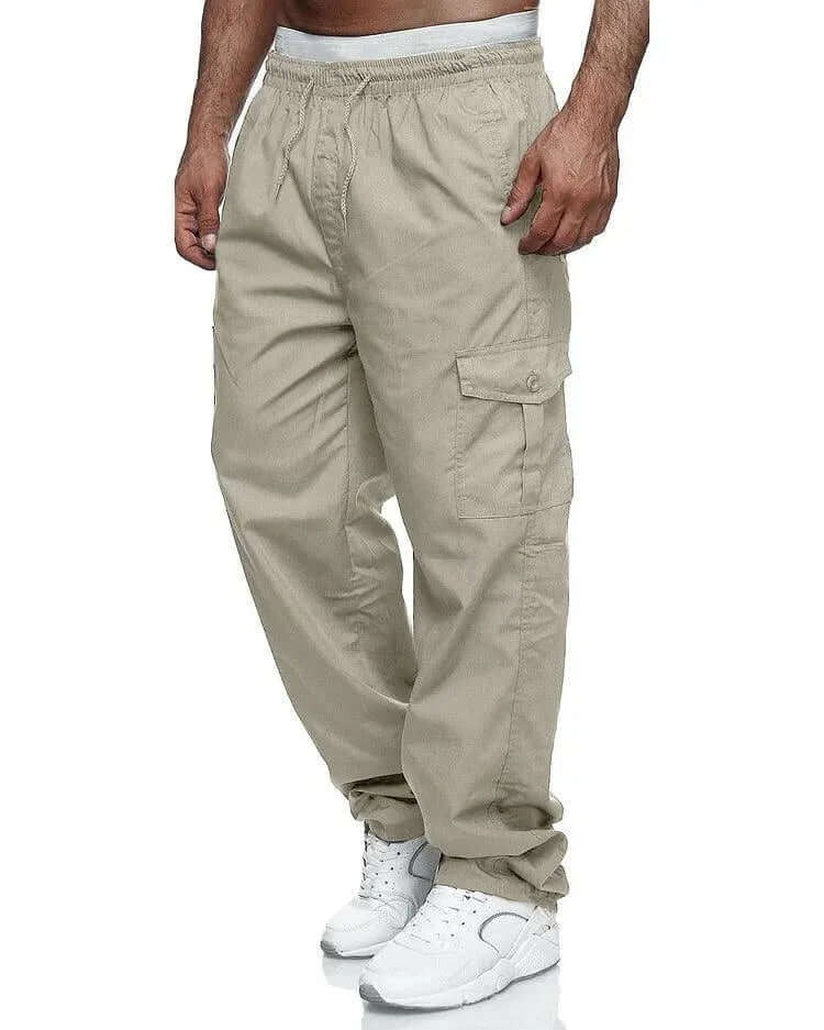 Pantaloni Cargo Fit Ampio Uomo