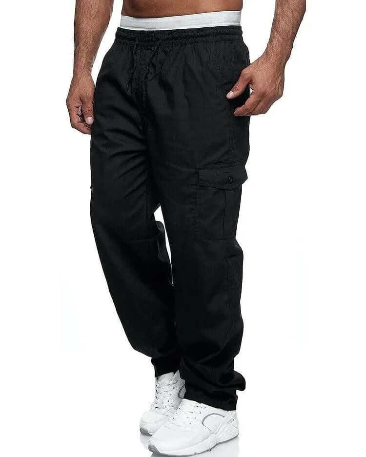 Pantaloni Cargo Fit Ampio Uomo