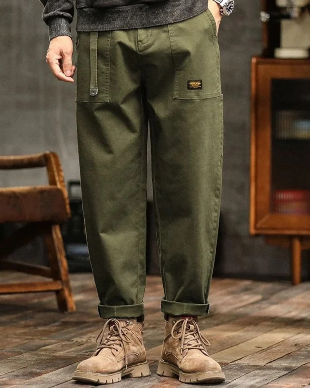 Pantaloni Cargo Classici Uomo