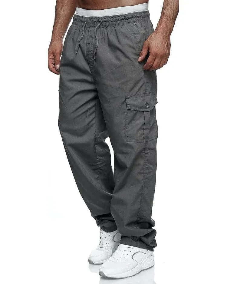 Pantaloni Cargo Fit Ampio Uomo