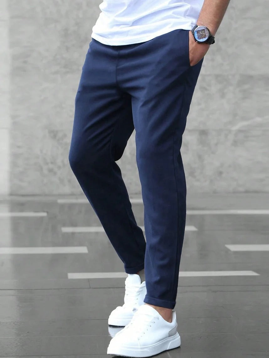 Pantaloni Uomo Premium con Vita Elastica