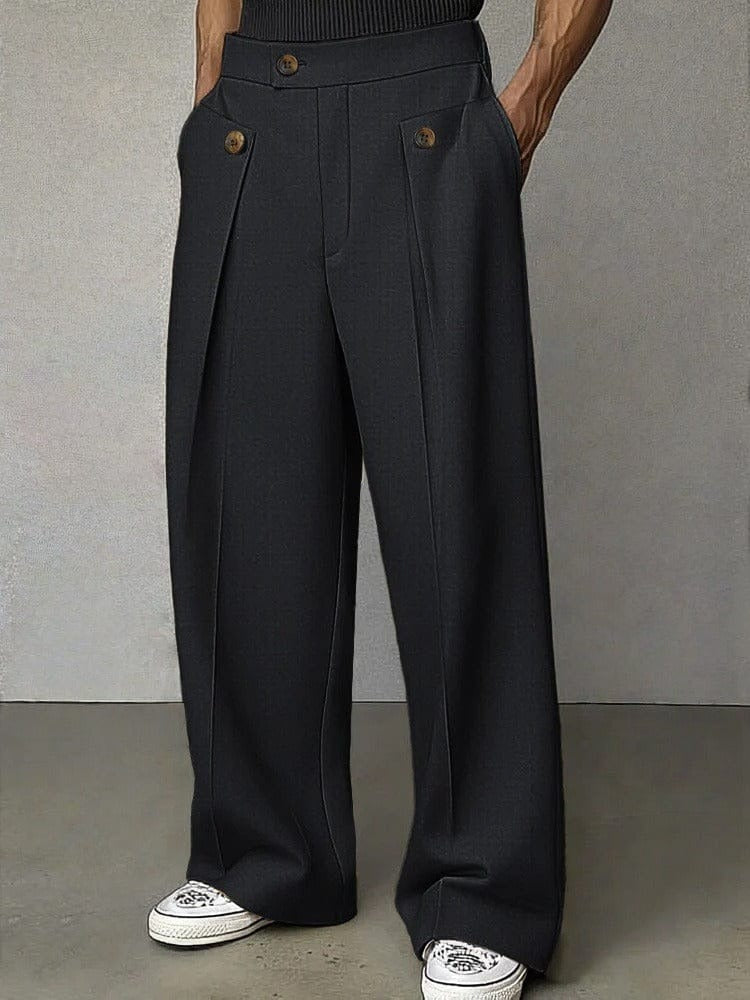 Pantaloni a Gamba Larga Uomo – Comfort e Stile Contemporaneo