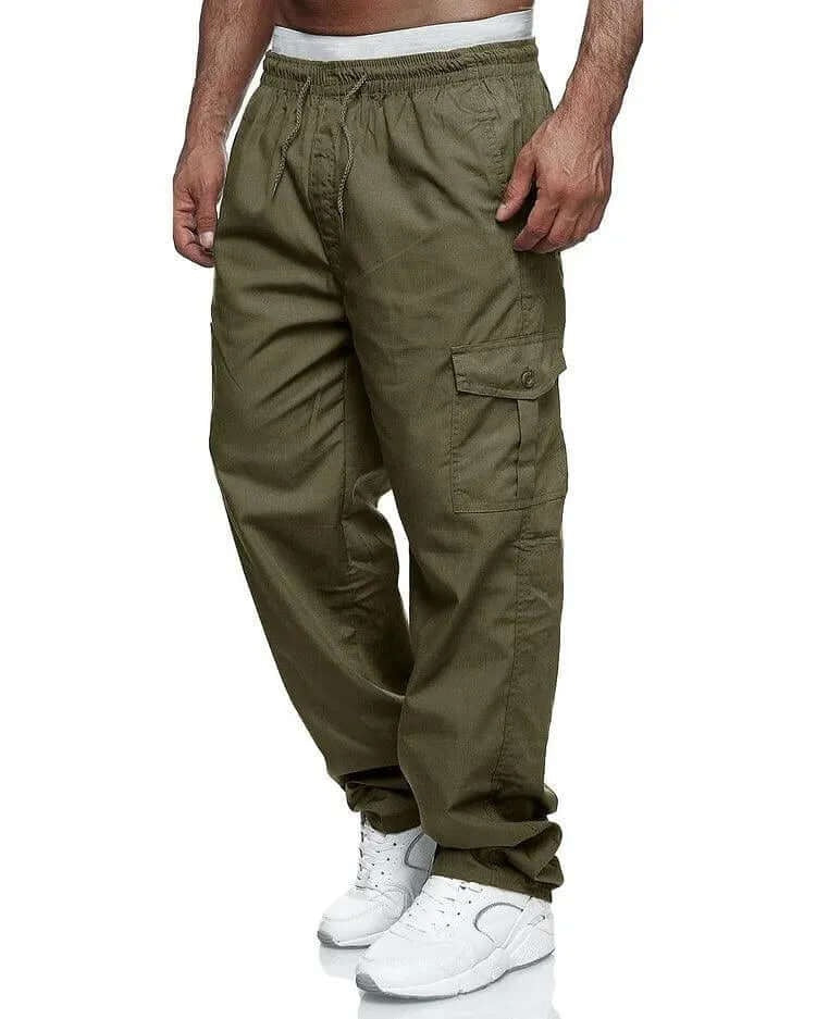 Pantaloni Cargo Fit Ampio Uomo