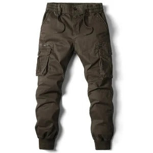 Cargo Jogger Uomo con Vita Regolabile – Tasche Utility