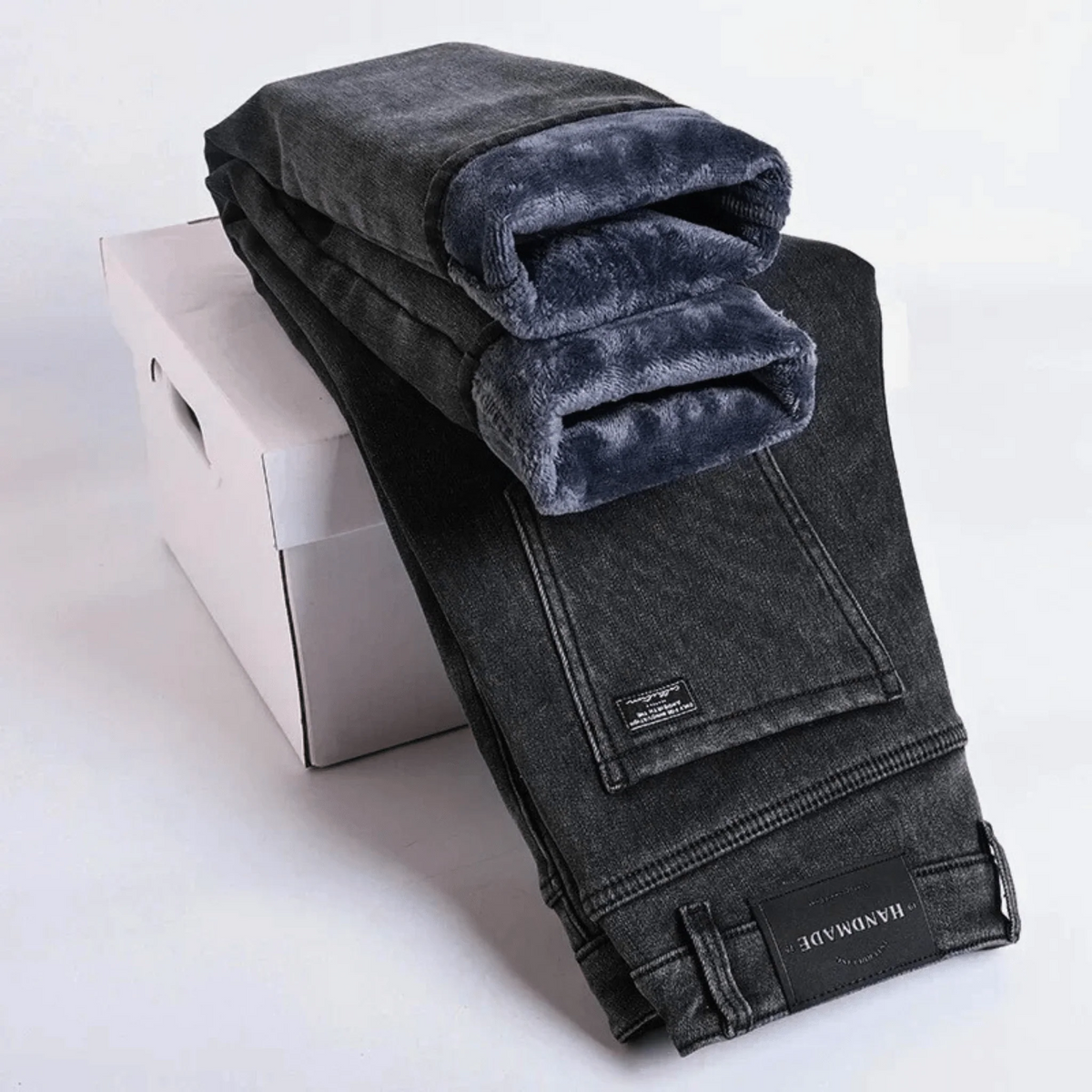 Jeans Termici Uomo Denim Invernale