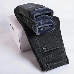 Jeans Termici Uomo con Fodera in Pile