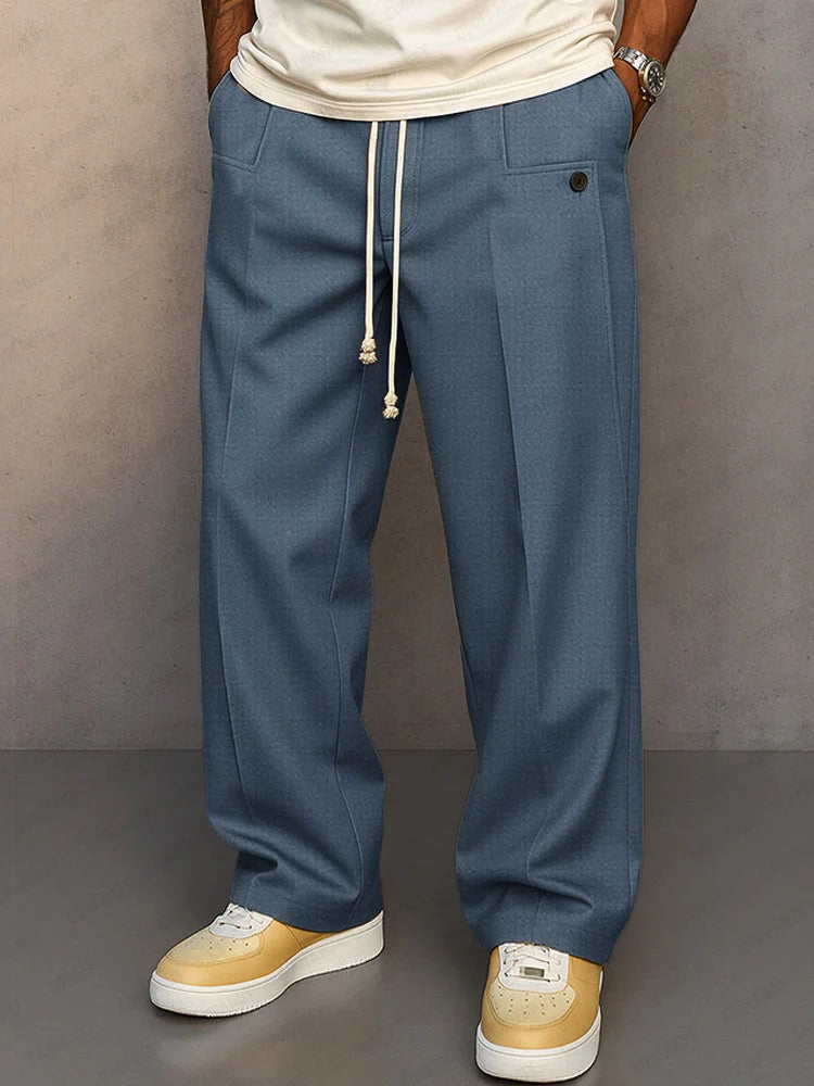 Pantaloni Uomo Fit Ampio Taglio Largo