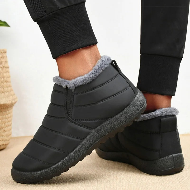 Stivali Slip-On Uomo con Fodera in Pelliccia