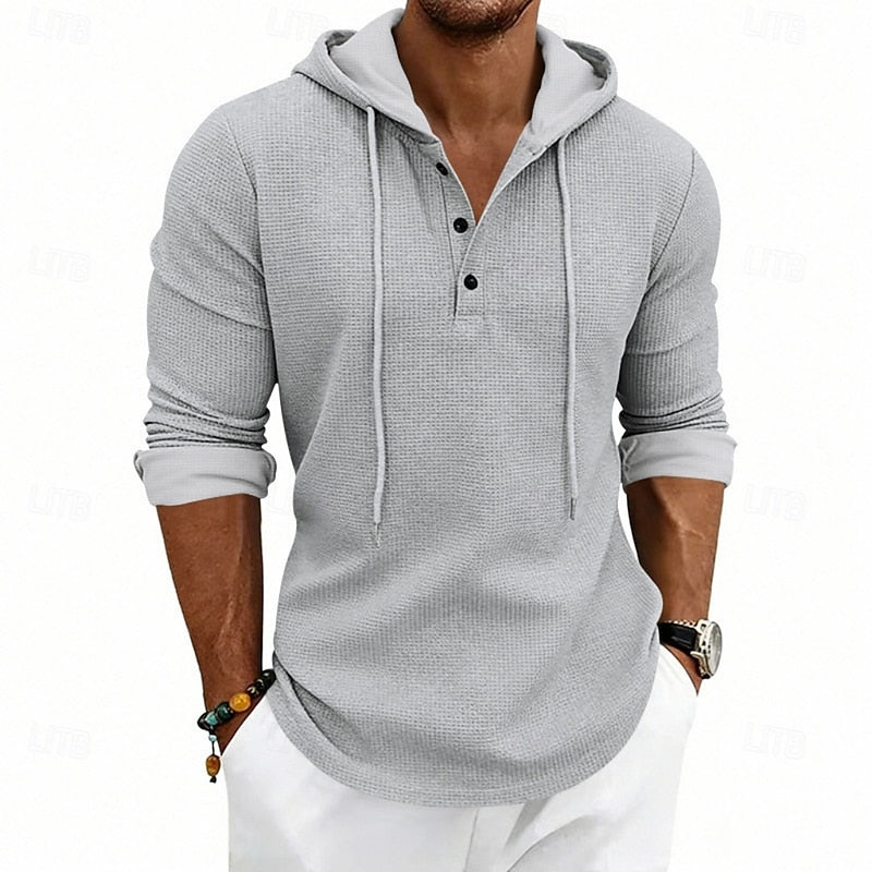 Felpa Uomo con Cappuccio e Coulisse – Comfort Quotidiano