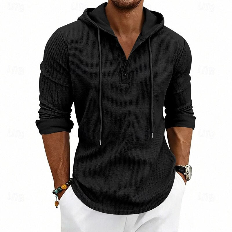 Felpa Uomo con Cappuccio e Coulisse – Comfort Quotidiano