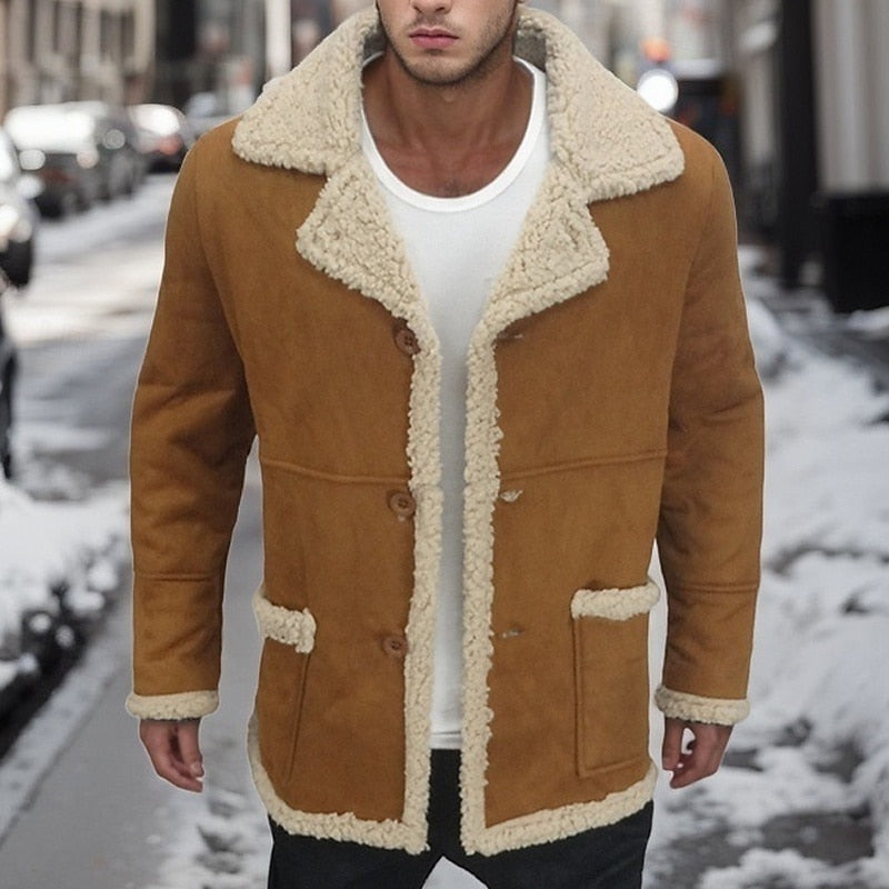 Giacca Uomo Invernale con Fodera Sherpa – Calore Extra